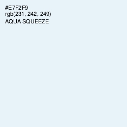 #E7F2F9 - Aqua Squeeze Color Image